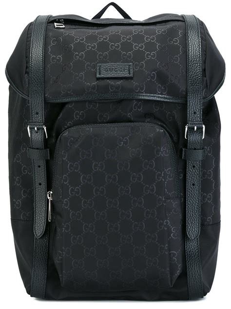 gucci print backpack for men.